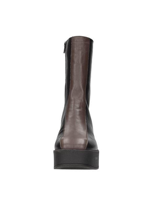Leather ankle boots PATRIZIA BONFANTI | TRACY DREAMERCHOCOLATE-NERO